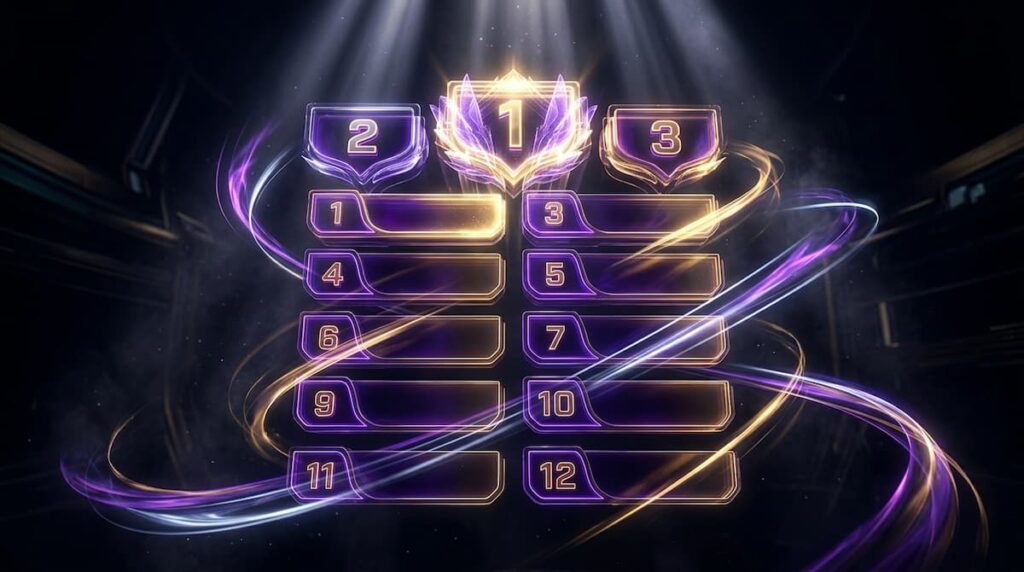 日プ新世界・第2回中間順位デビュー圏内上位12位のイメージ