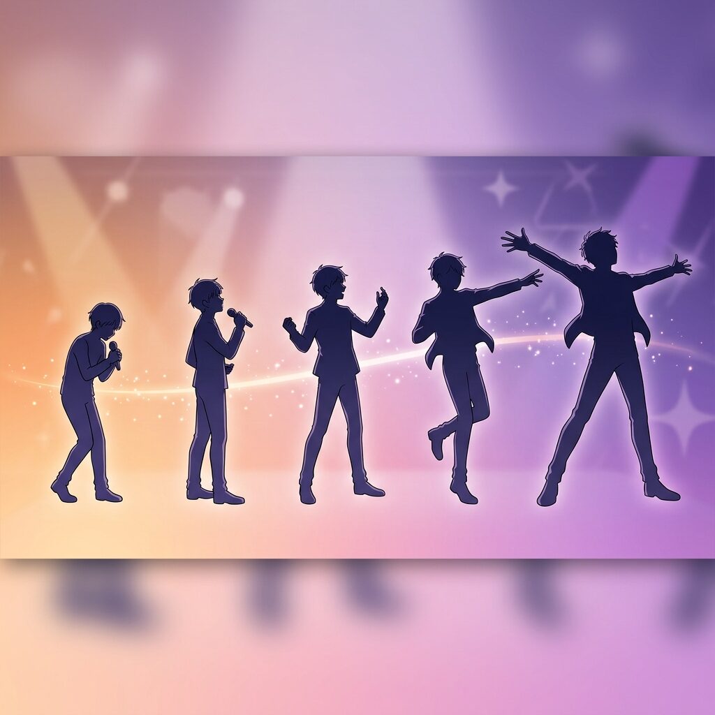  アイドルとしての歩みを重ねてきた西田颯梓さんの経歴イメージ