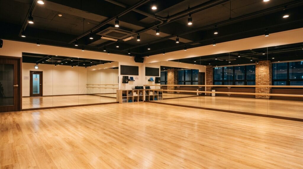 ダンススタジオでの練習イメージ画像